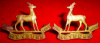 M141 - The Weyburn Regiment Collar Badge Pair